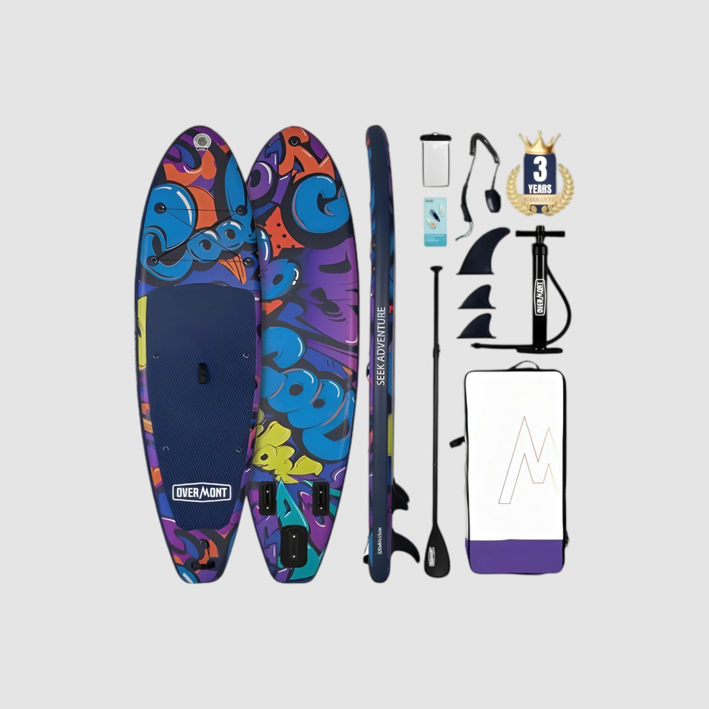 Overmont SUP Inflatable Stand Up Paddleboard