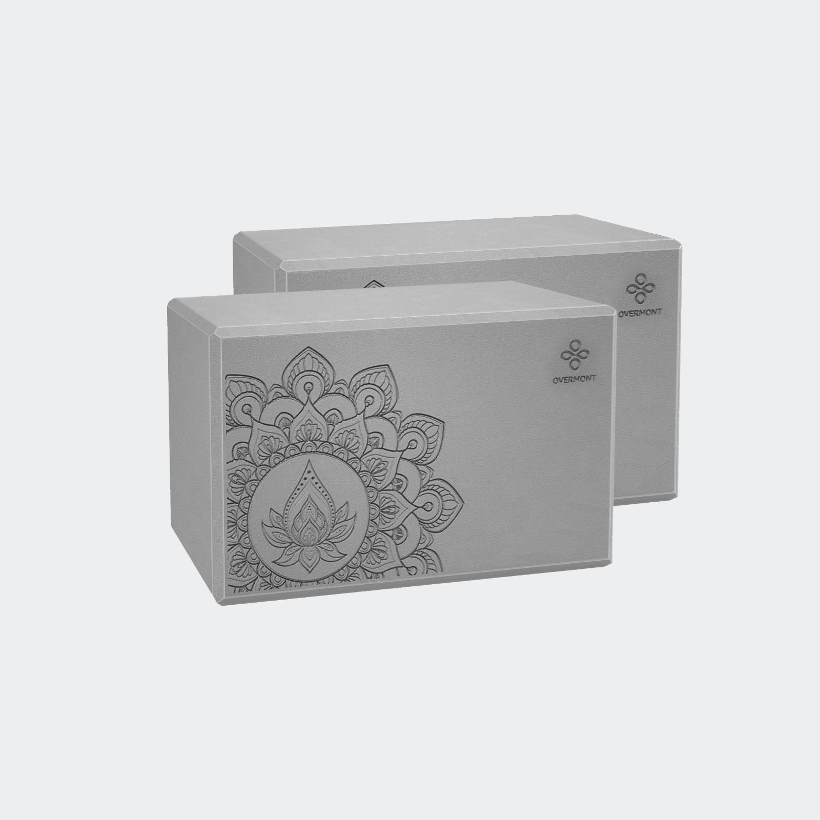 2pcs yoga block grey