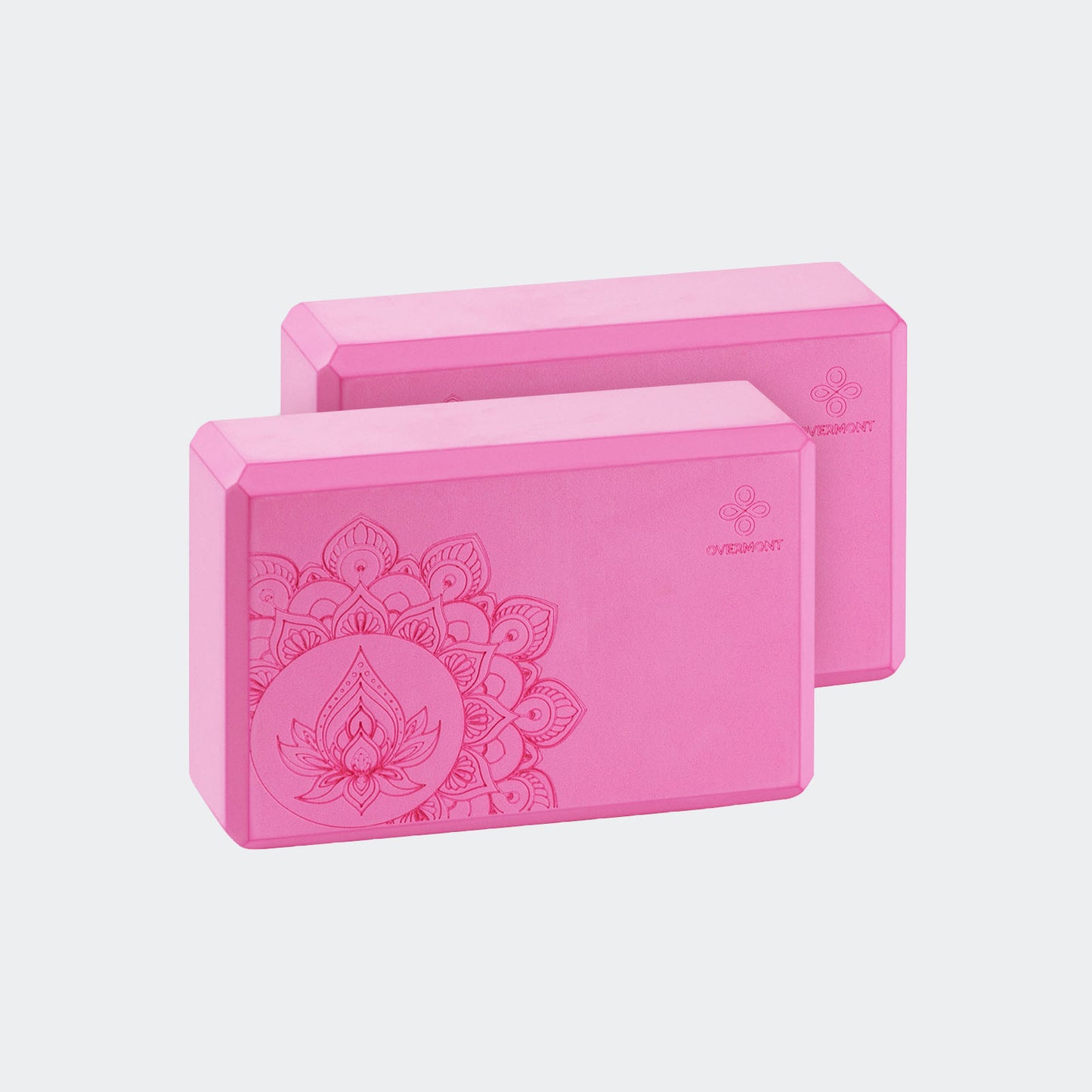 2pcs yoga block pink
