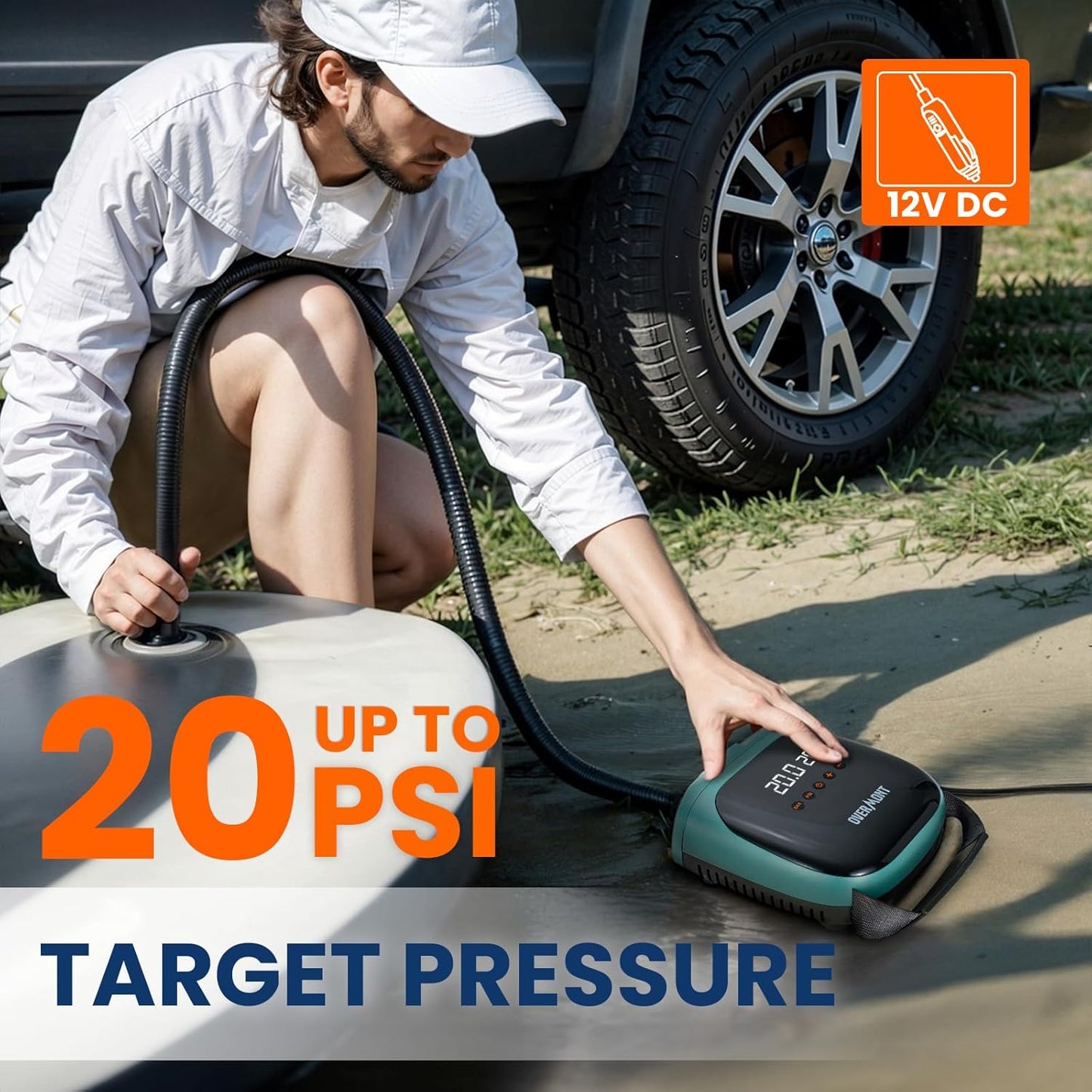 Overmont Electric Paddle Board Pump