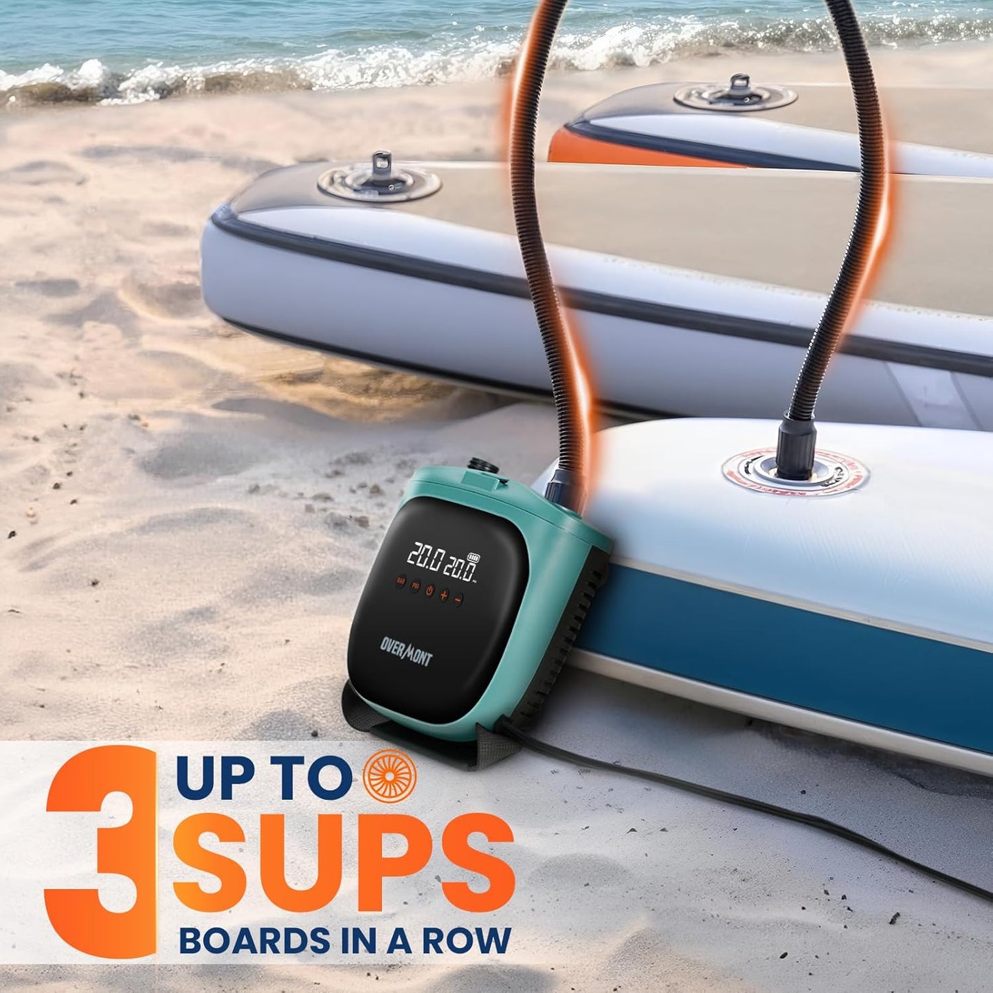 Overmont Electric Paddle Board Pump