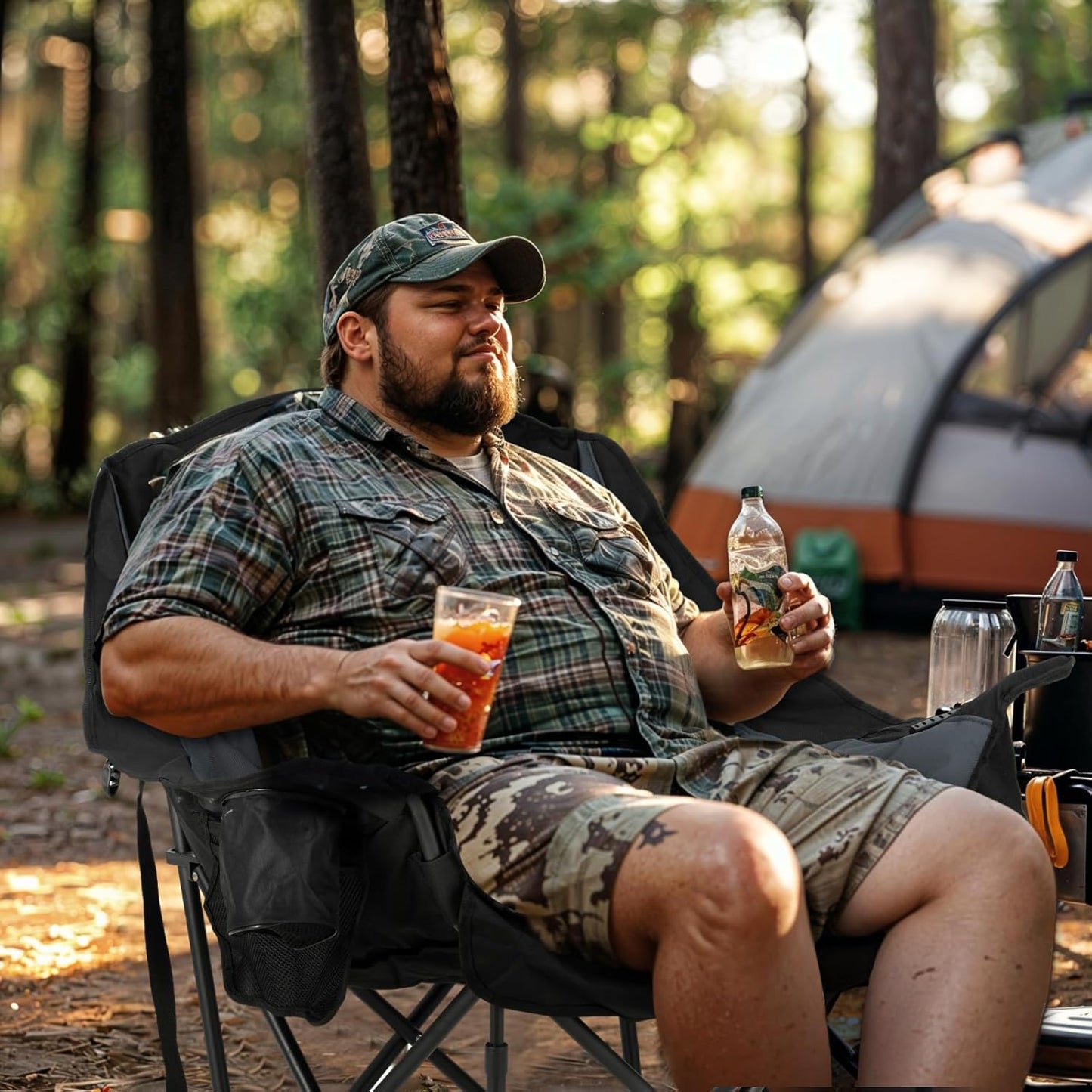 Overmont Oversized XL Camping Chair for Adults
