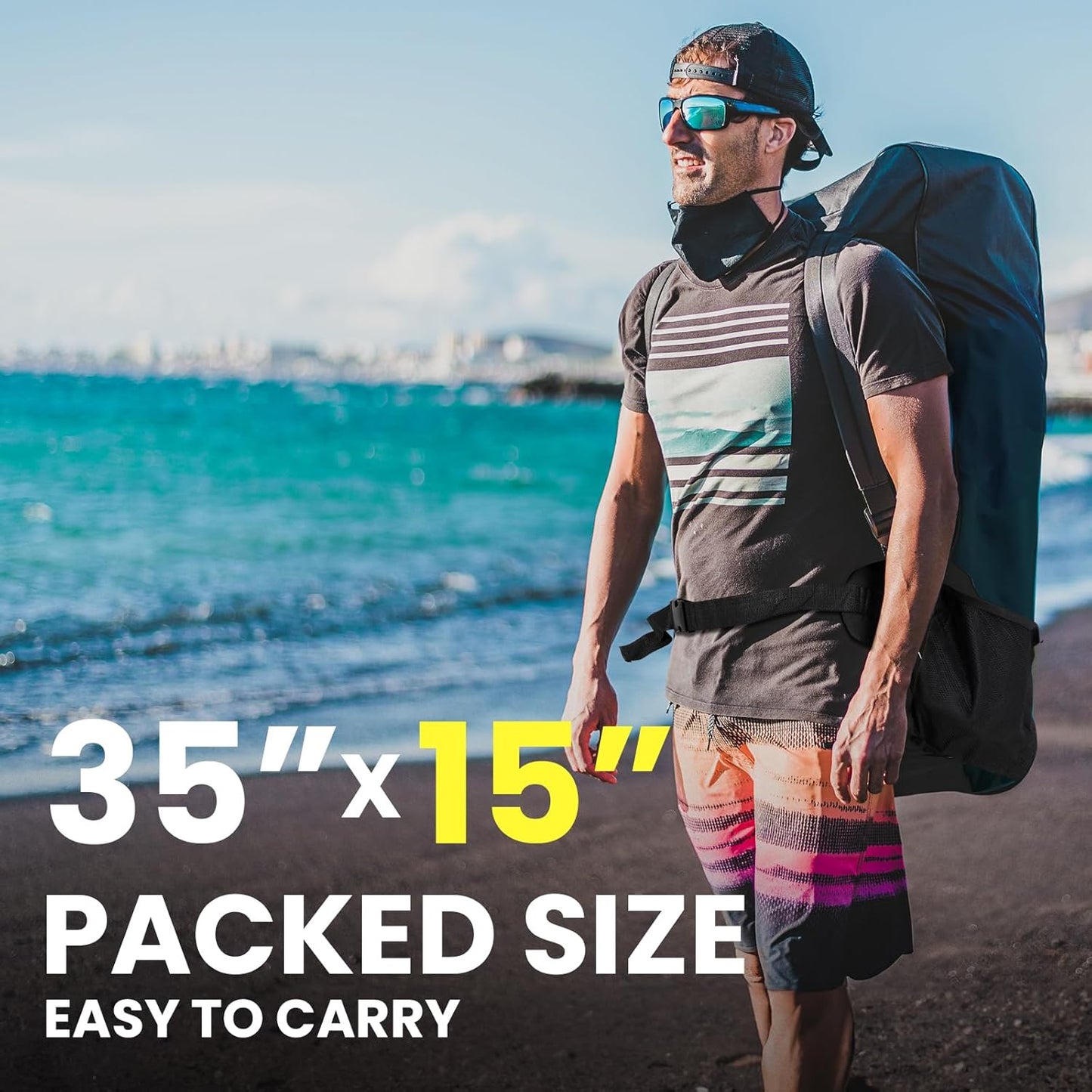 Overmont SUP Inflatable Stand Up Paddleboard