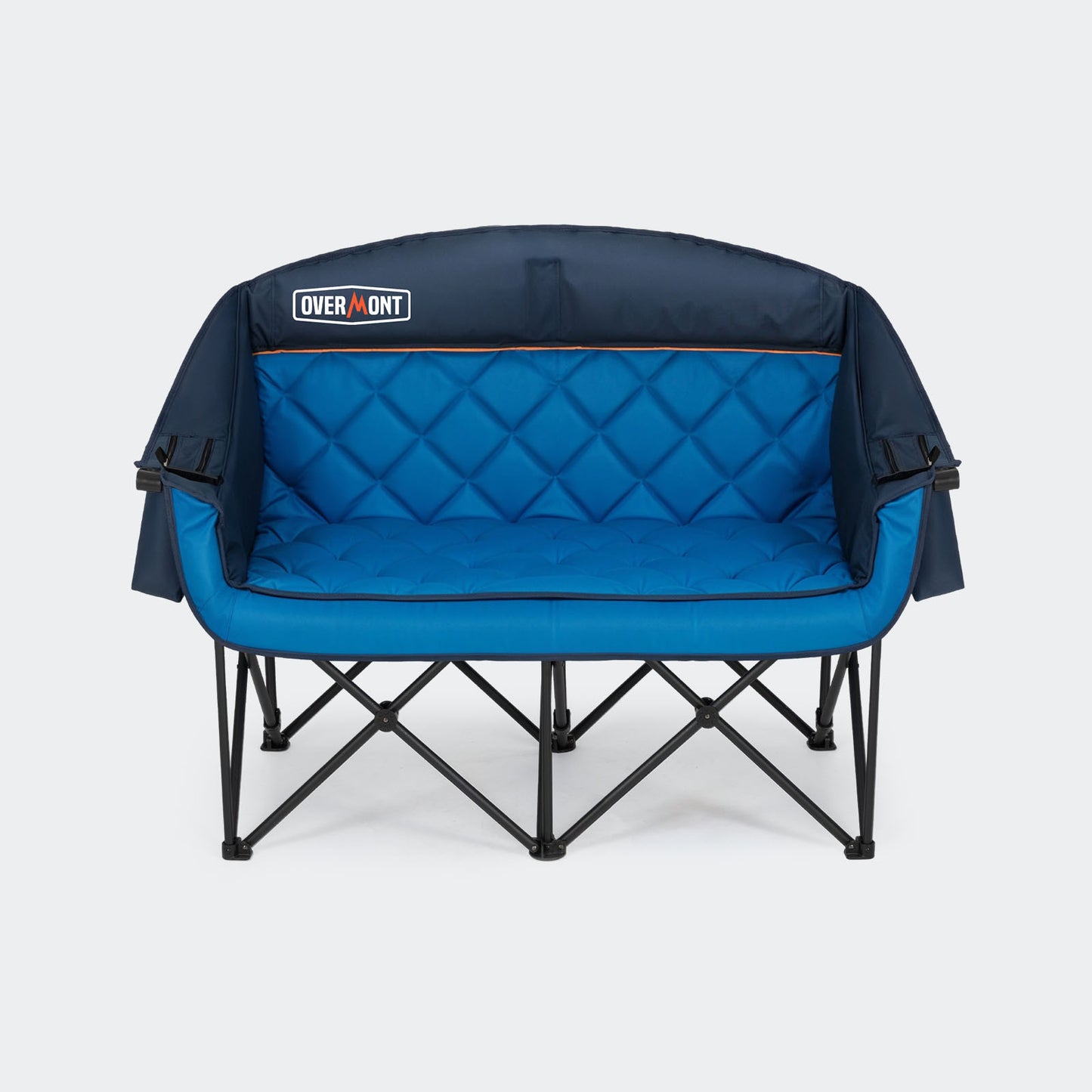 double camping chair navy