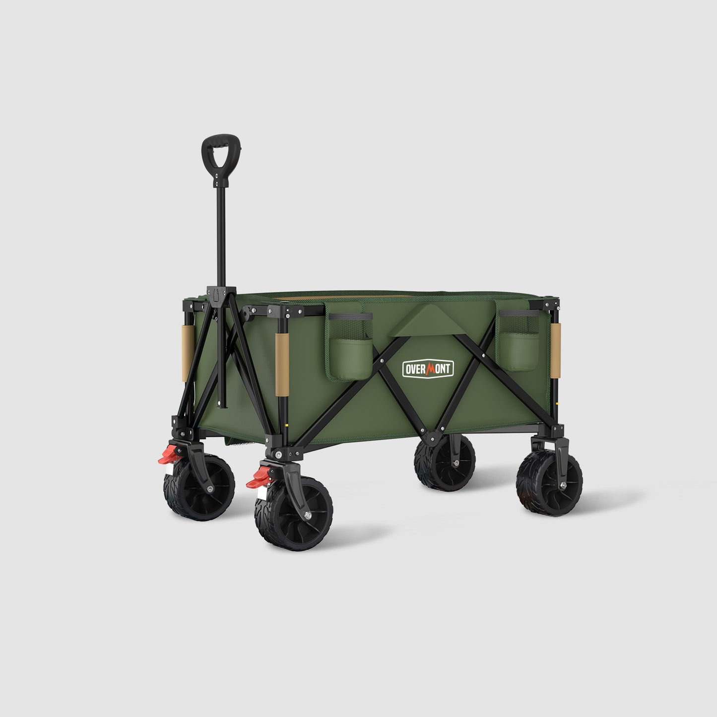 3.2 In wheel green folding wagon