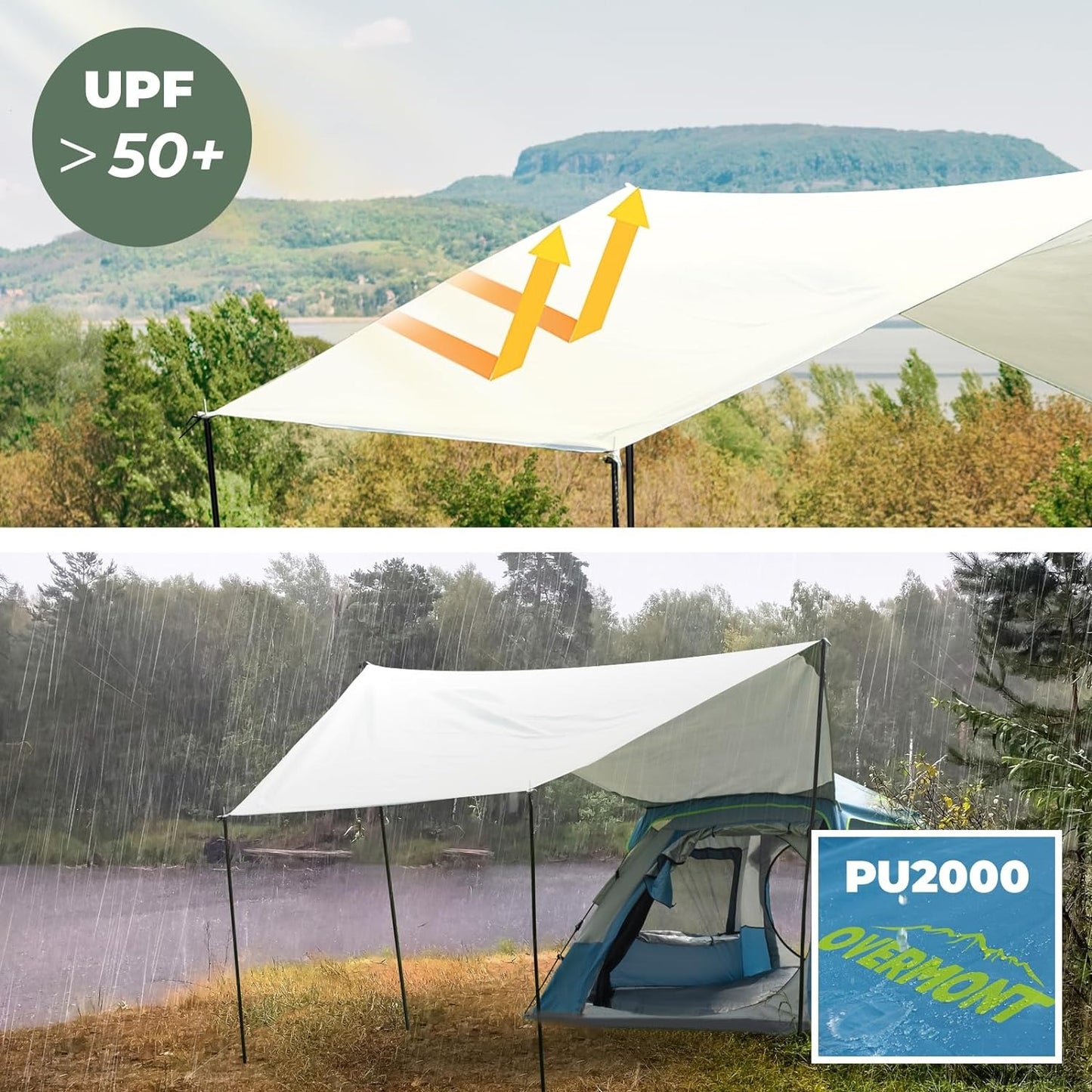 pop-up tent with tarp