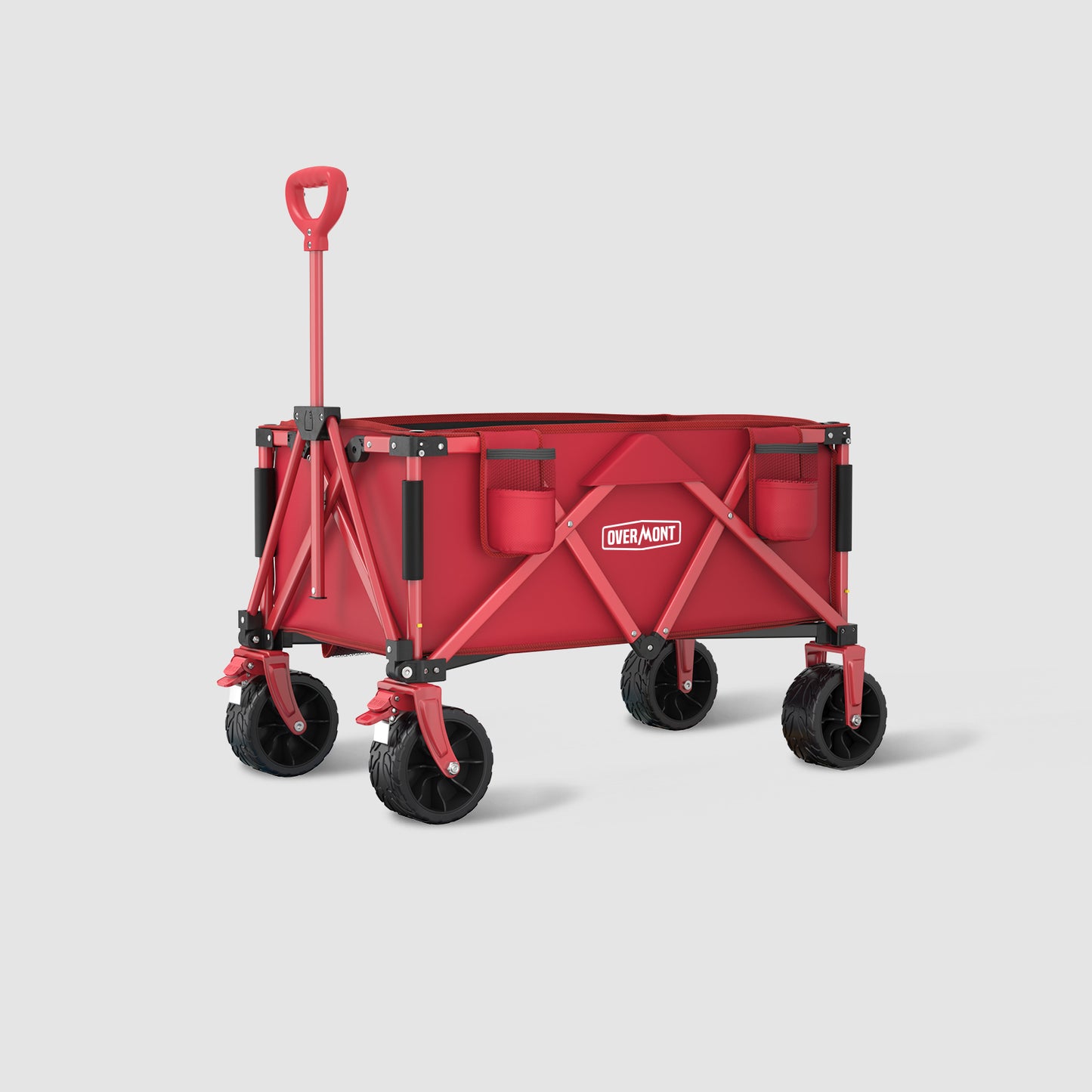 3.2 In wheel red folding wagon