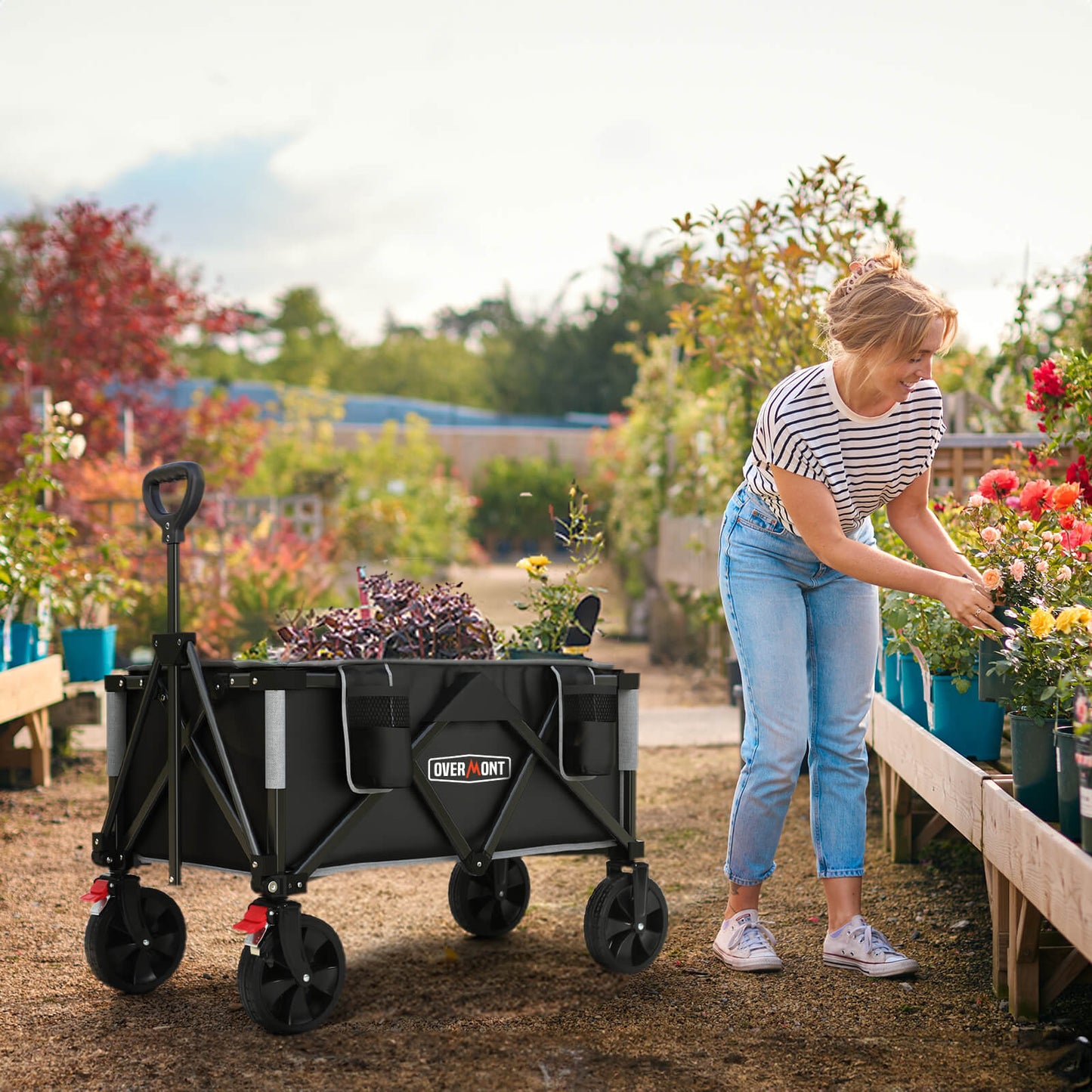 folding wagon cart use