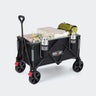 Overmont 150L Collapsible Foldable Wagon Cart - Black