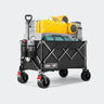 Overmont 200L Ultra-Compact Collapsible Wagon Cart - Black