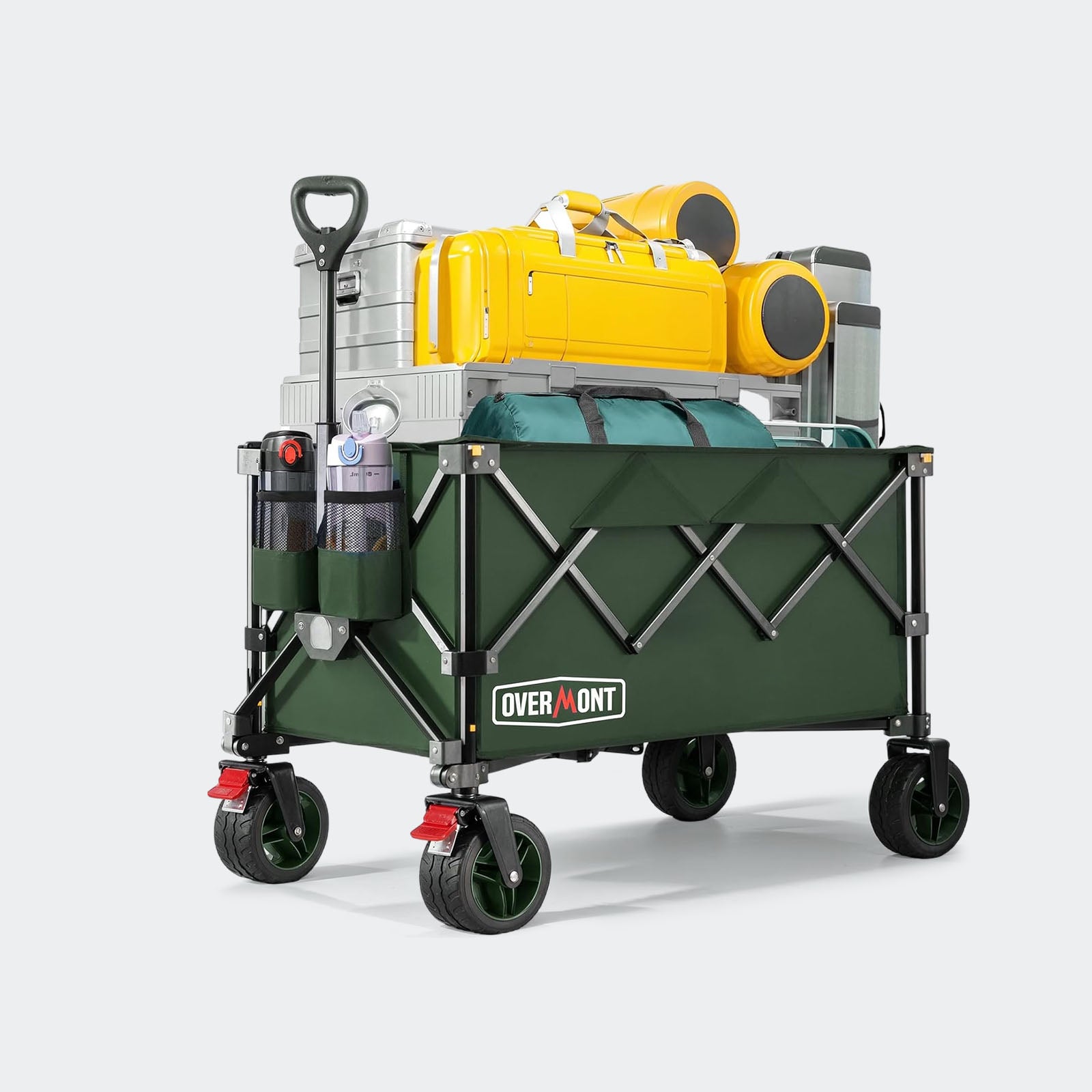 200l ultra collapsible wagon green