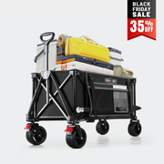 Overmont 220L zusammenklappbarer Wagen mit Rädern