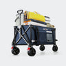 Overmont 180L Collapsible Wagon Cart with Wheels - Navy