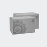 Overmont 2 Pack Yoga Block - Grey