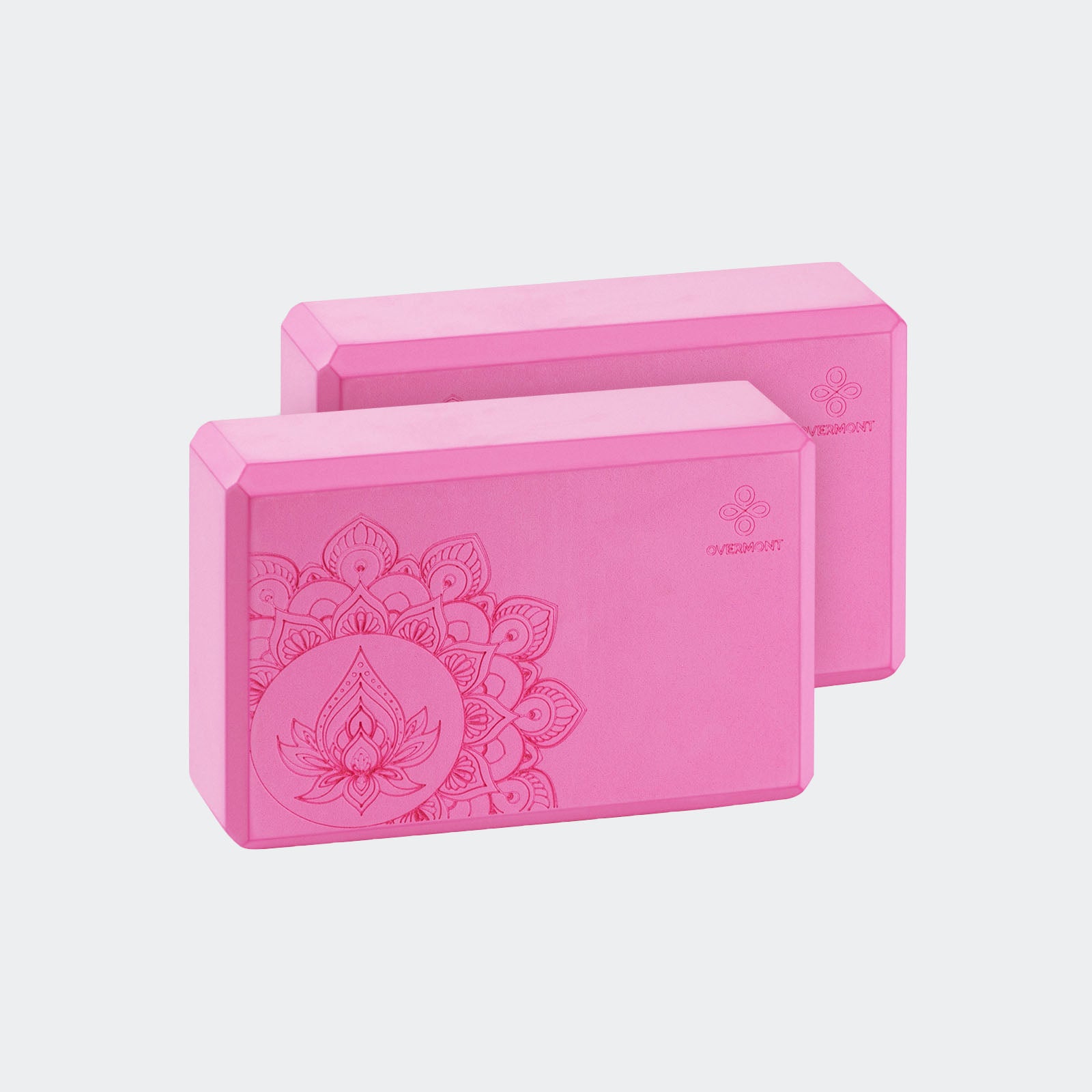 2pcs yoga block pink
