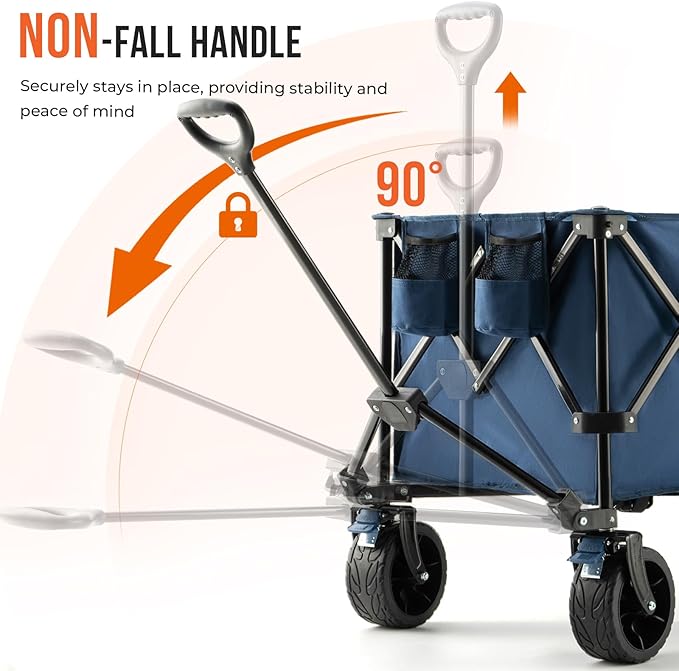 Overmont 300L Foldable Wagon Cart