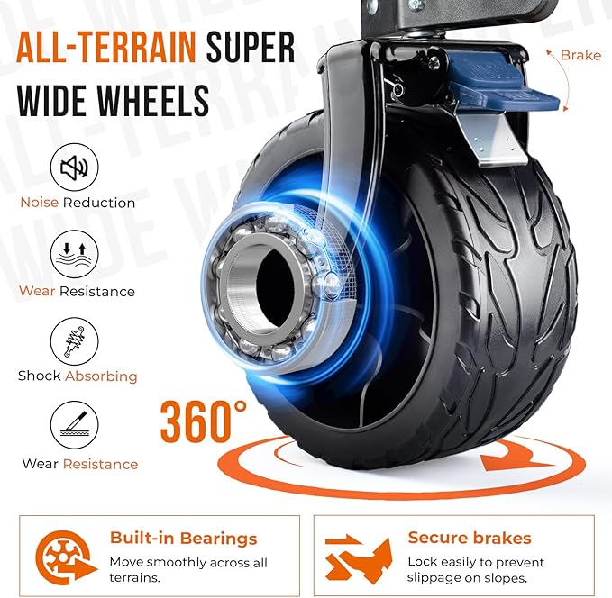 Overmont 300L Foldable Wagon Cart