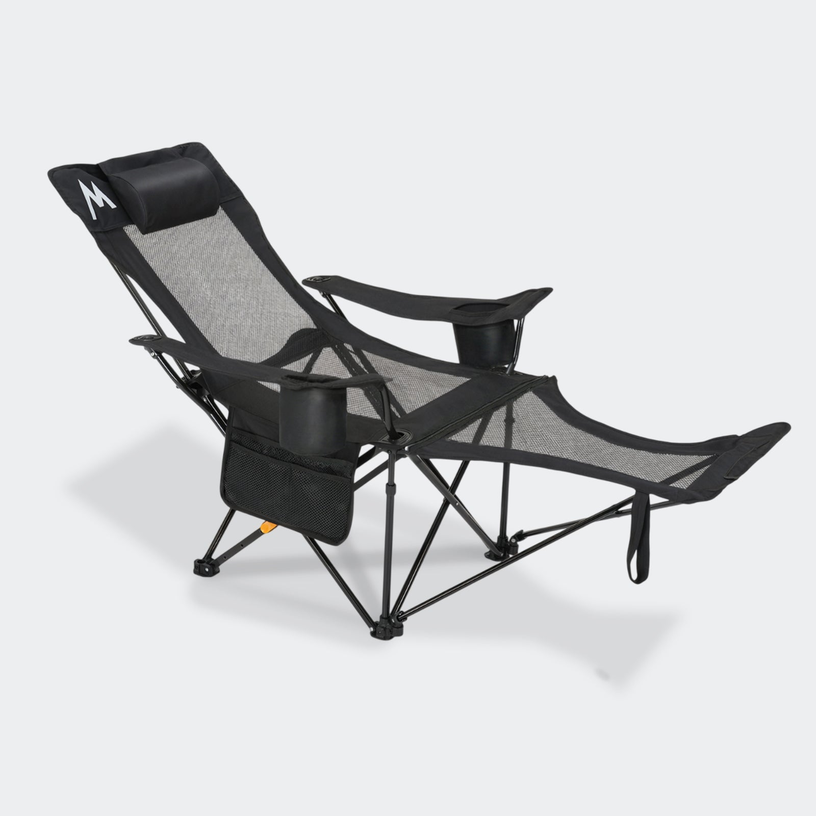Chaise de camping Overmont avec soutien dorsal pour adultes