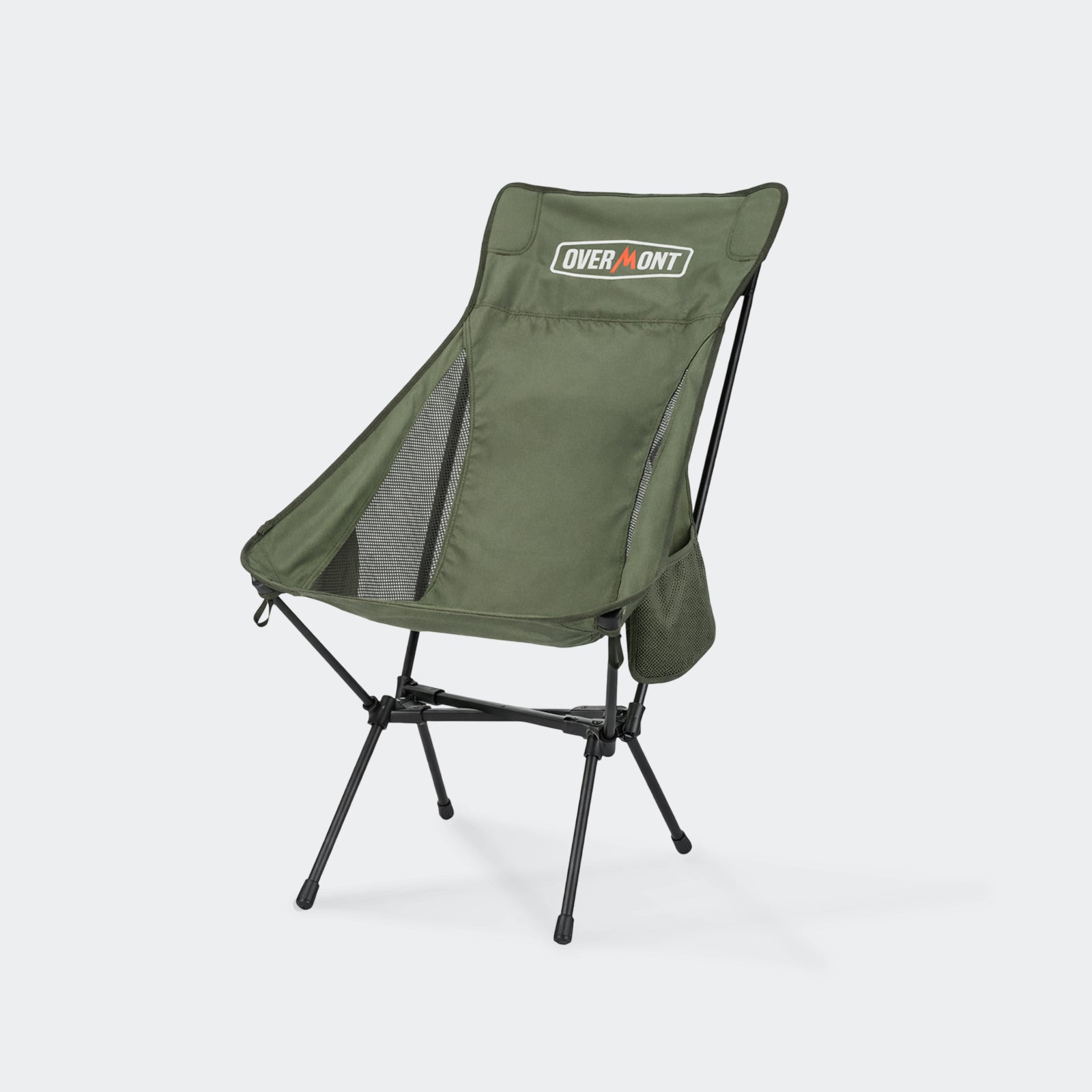 Overmont Ultraleichter tragbarer Campingstuhl mit hoher Rückenlehne