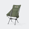 Overmont Ultralight Portable Camping Chair High Back - Green
