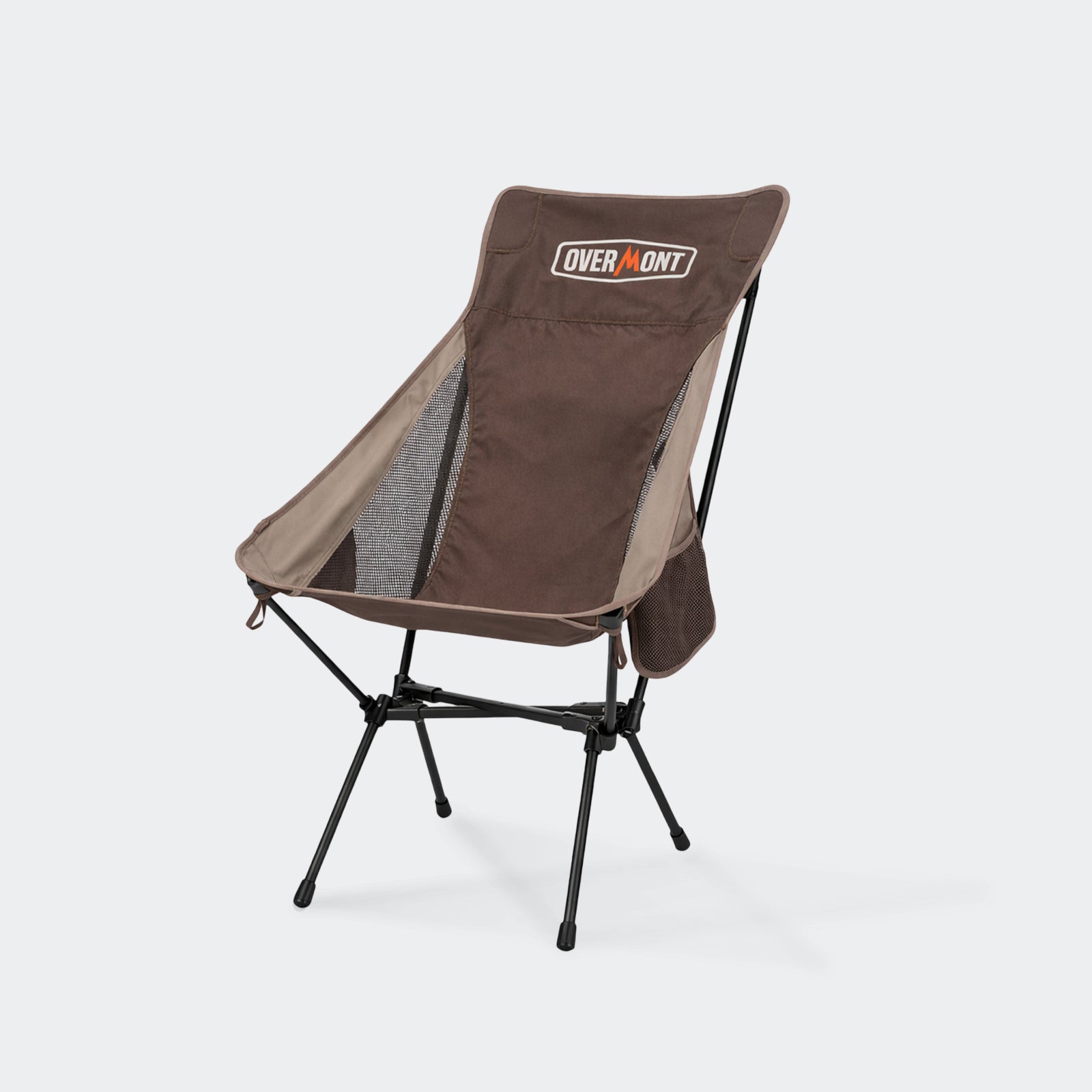 Overmont Ultraleichter tragbarer Campingstuhl mit hoher Rückenlehne