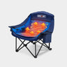 Overmont Heated Oversized XL Camping Chair - Navy