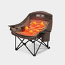 Overmont Heated Oversized XL Camping Chair - Khaki