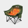 Overmont Heated Oversized XL Camping Chair - Green