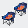 Overmont Heated Oversized XL Camping Chair - Navy