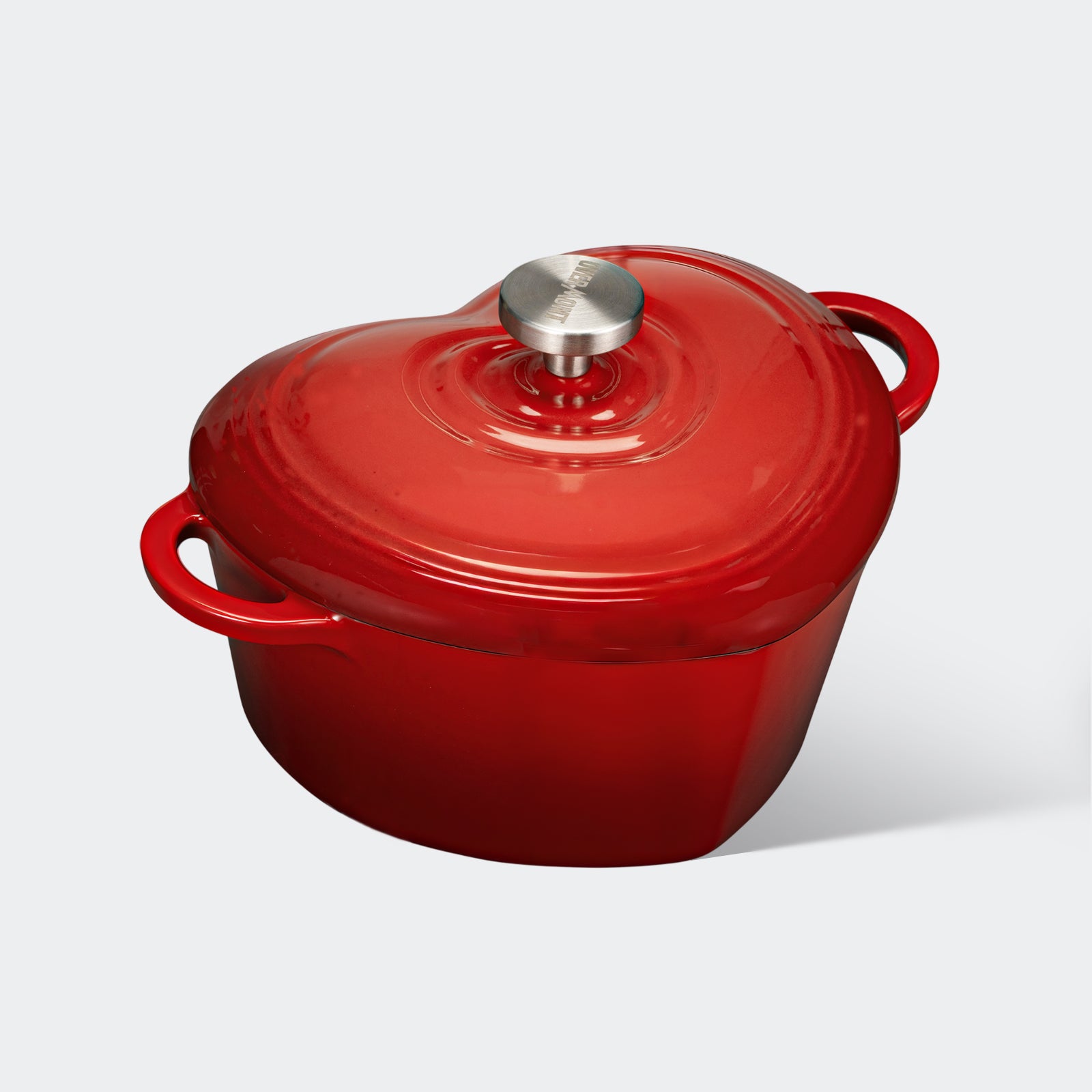Overmont 5,5 QT Schmortopf aus emailliertem Gusseisen