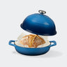 Overmont 6QT Cast Iron Bread Dutch Oven Multicolor - Blue