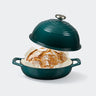 Overmont 6QT Cast Iron Bread Dutch Oven Multicolor - Bottle Green
