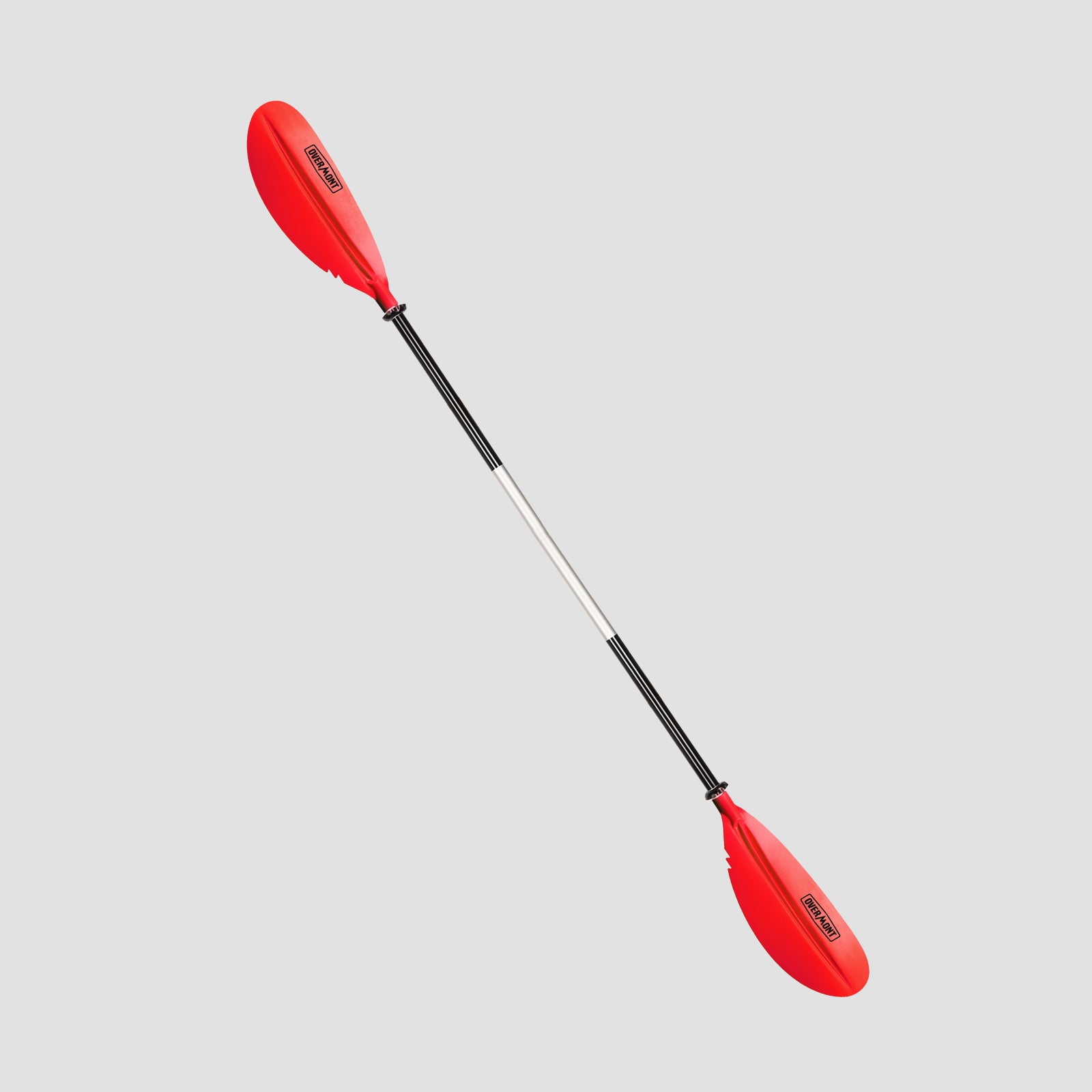 Red alloy kayak paddles