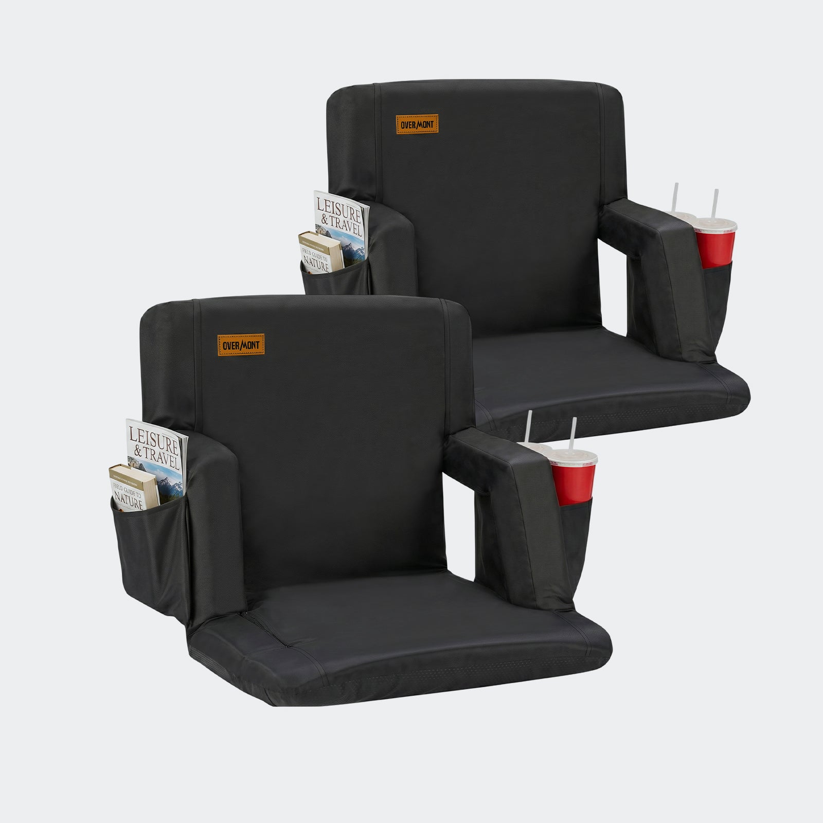 Overmont Stadium Seat with Back Support