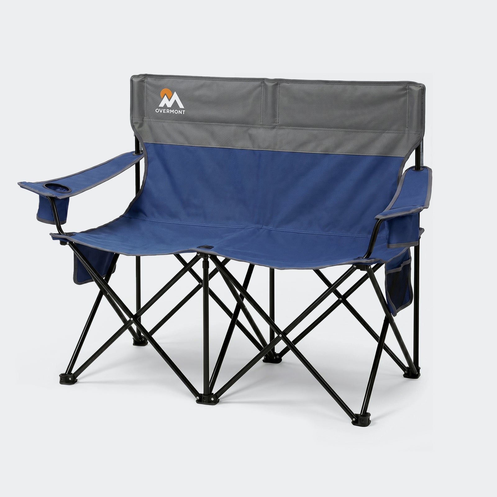 Overmont Campingstuhl mit Rückenstütze für Erwachsene