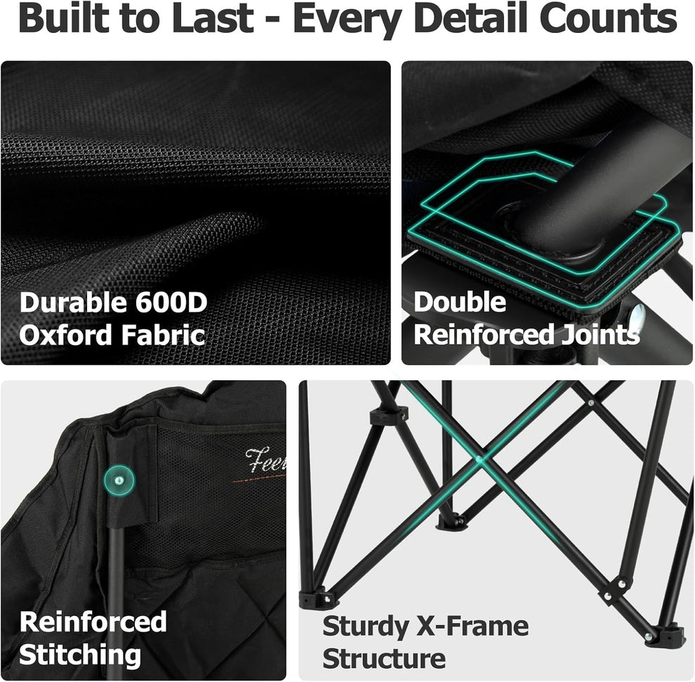 Overmont Oversized XL Camping Chair for Adults – Overmontoutdoor