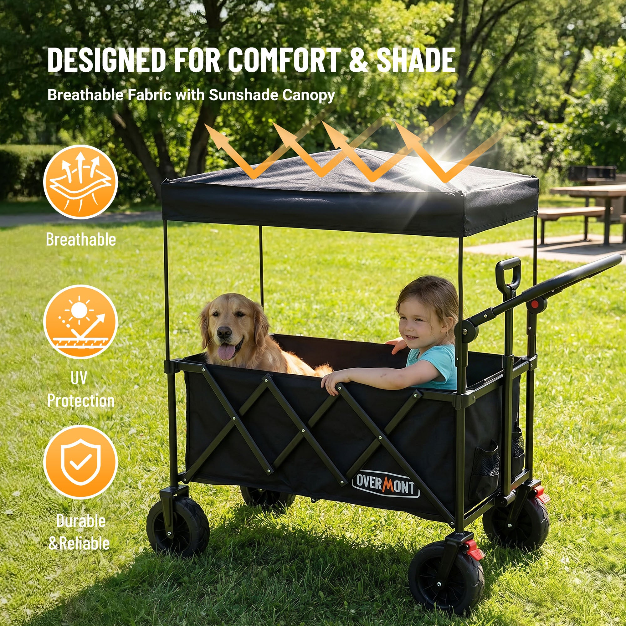 Chariot pliable Overmont 300L