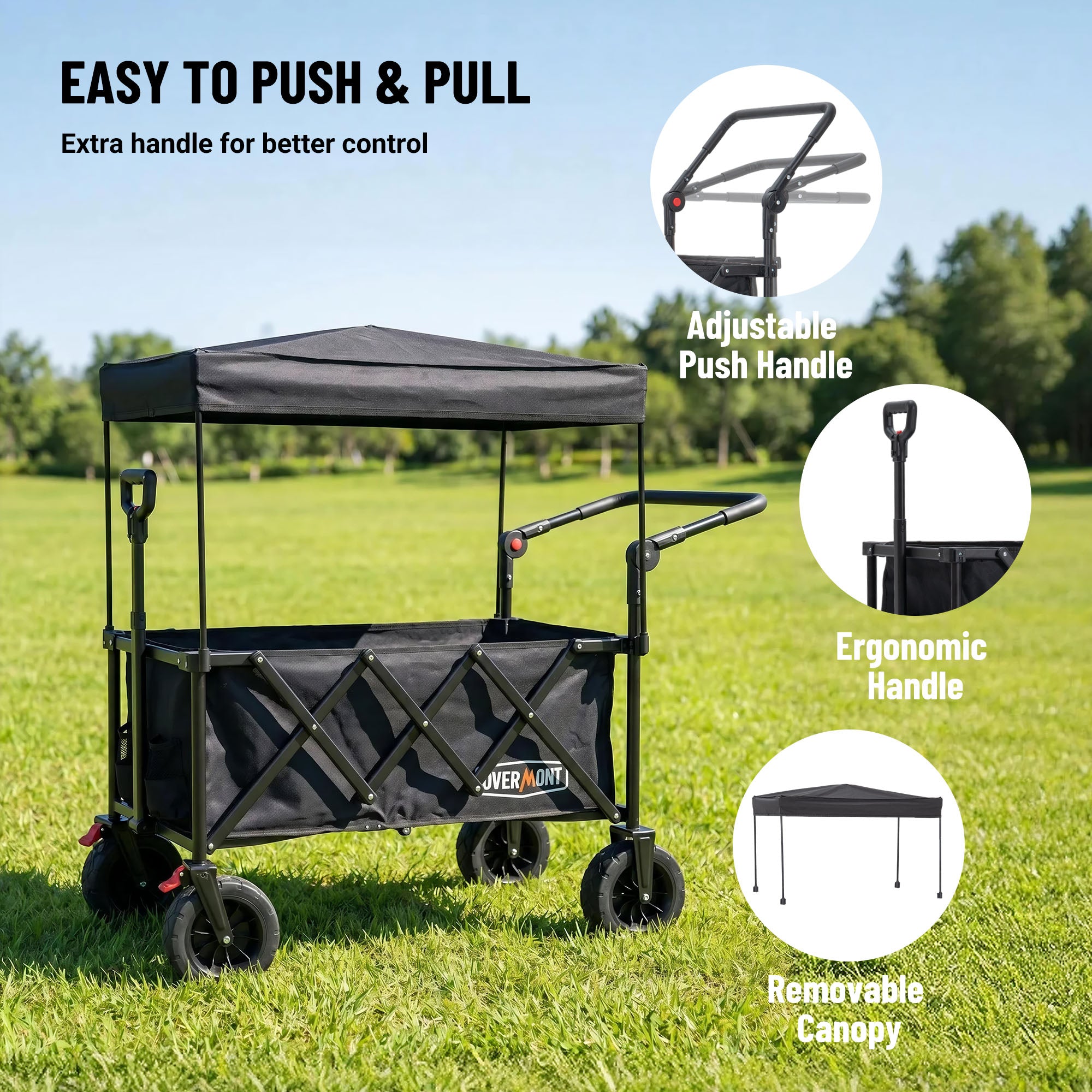 Chariot pliable Overmont 300L