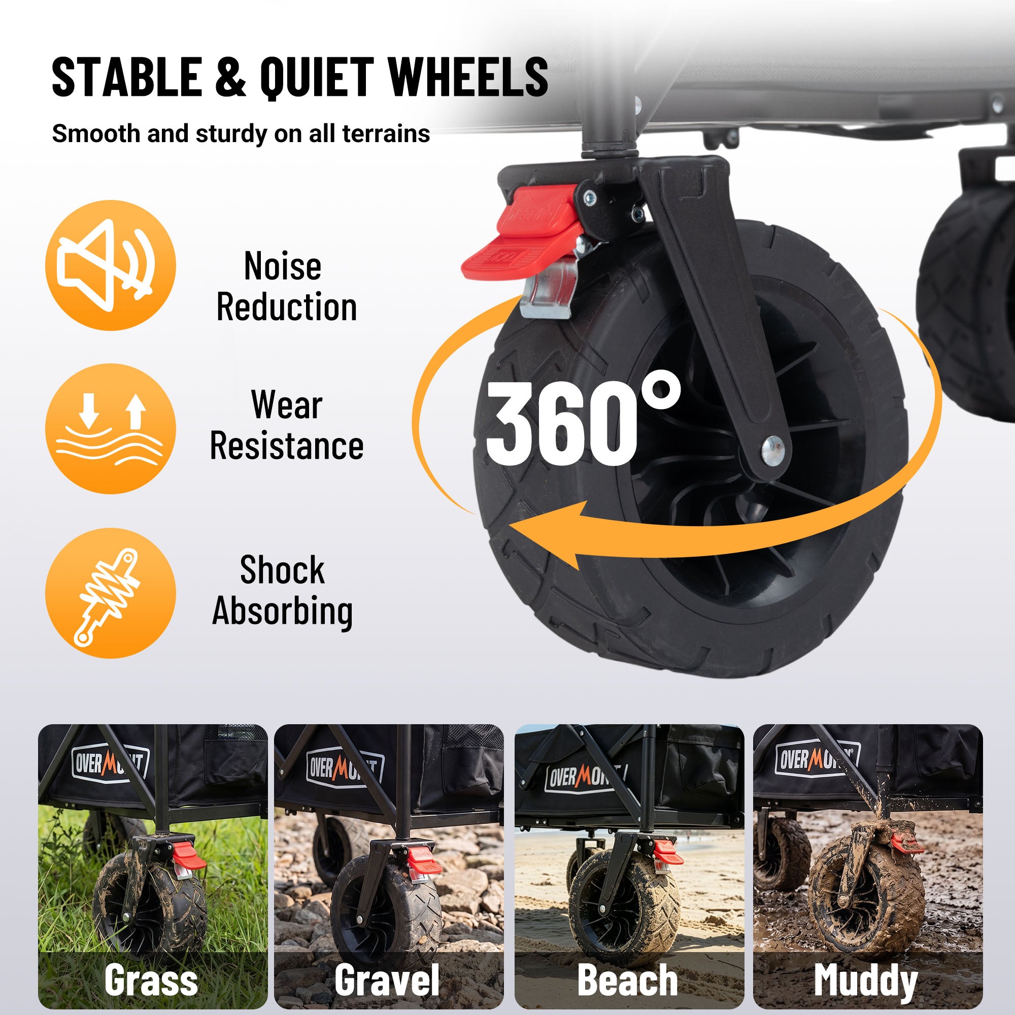 Chariot pliable Overmont 300L