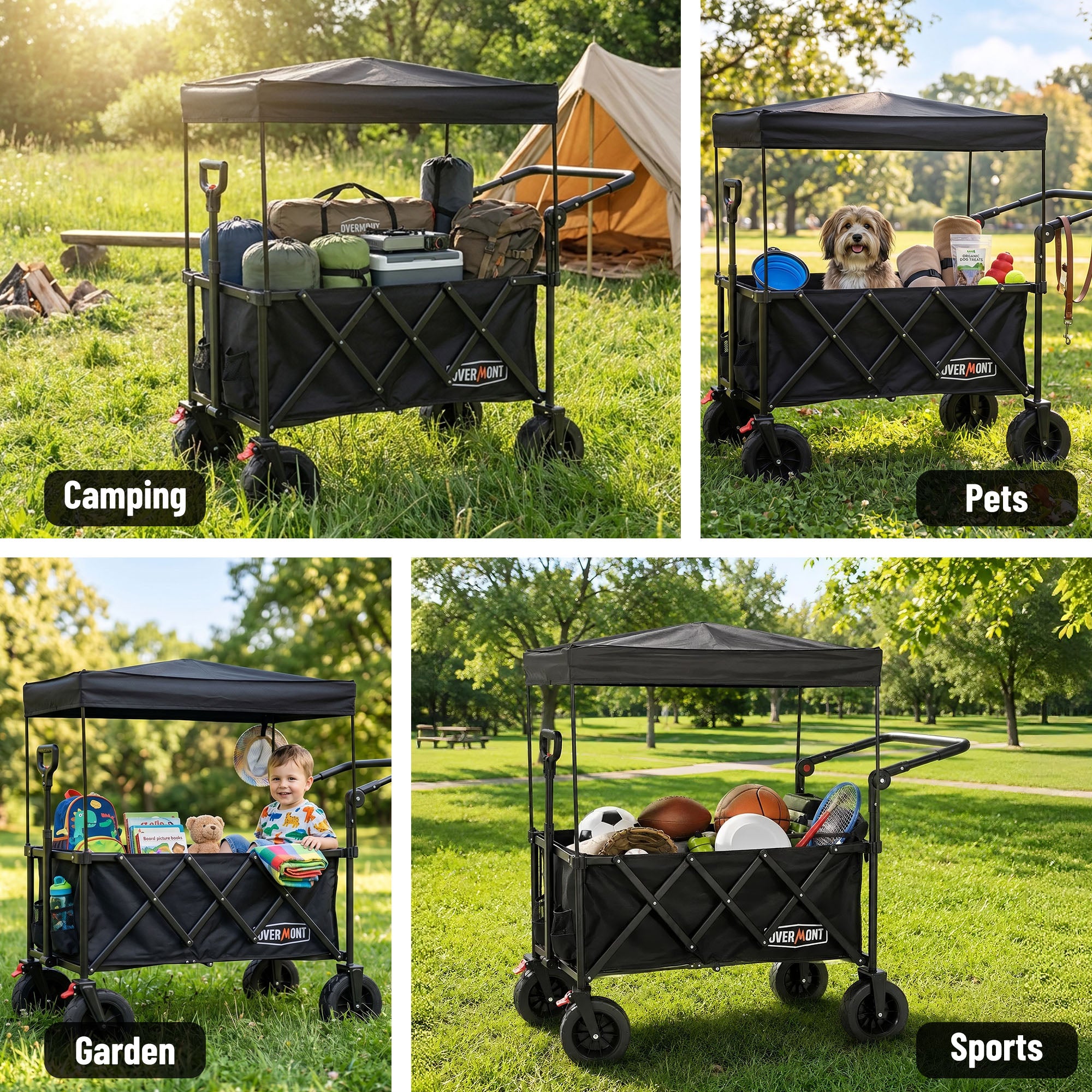 Chariot pliable Overmont 300L