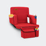 Overmont Stadium Seat with Back Support - Red