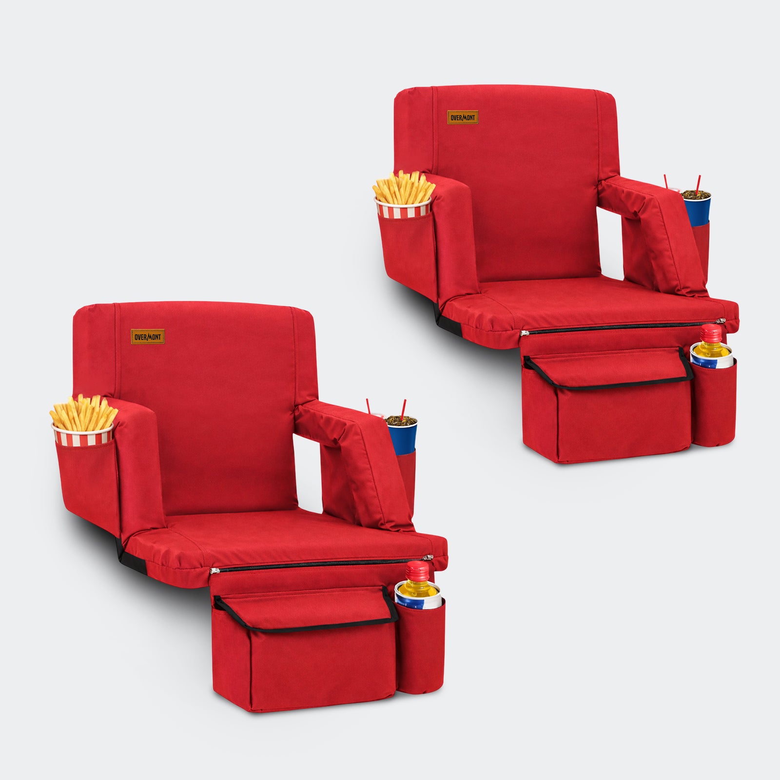Overmont Stadium Seat with Back Support