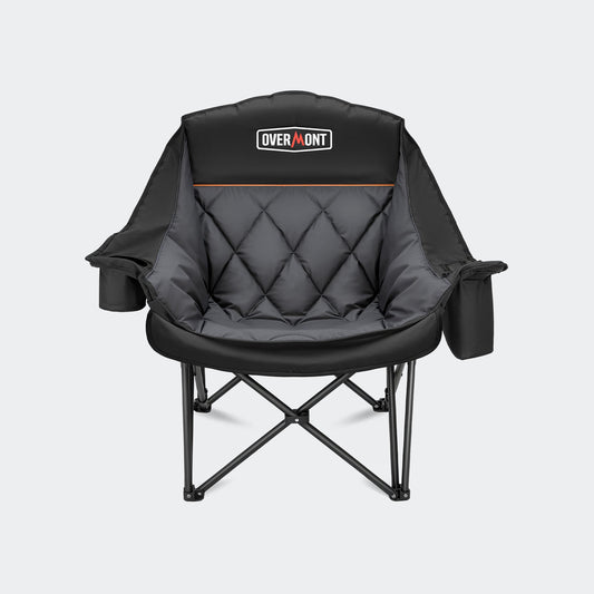 XL camping chair black