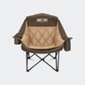 Overmont Oversized XL Camping Chair for Adults - Brown