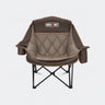 Overmont Oversized XL Camping Chair for Adults - Brown