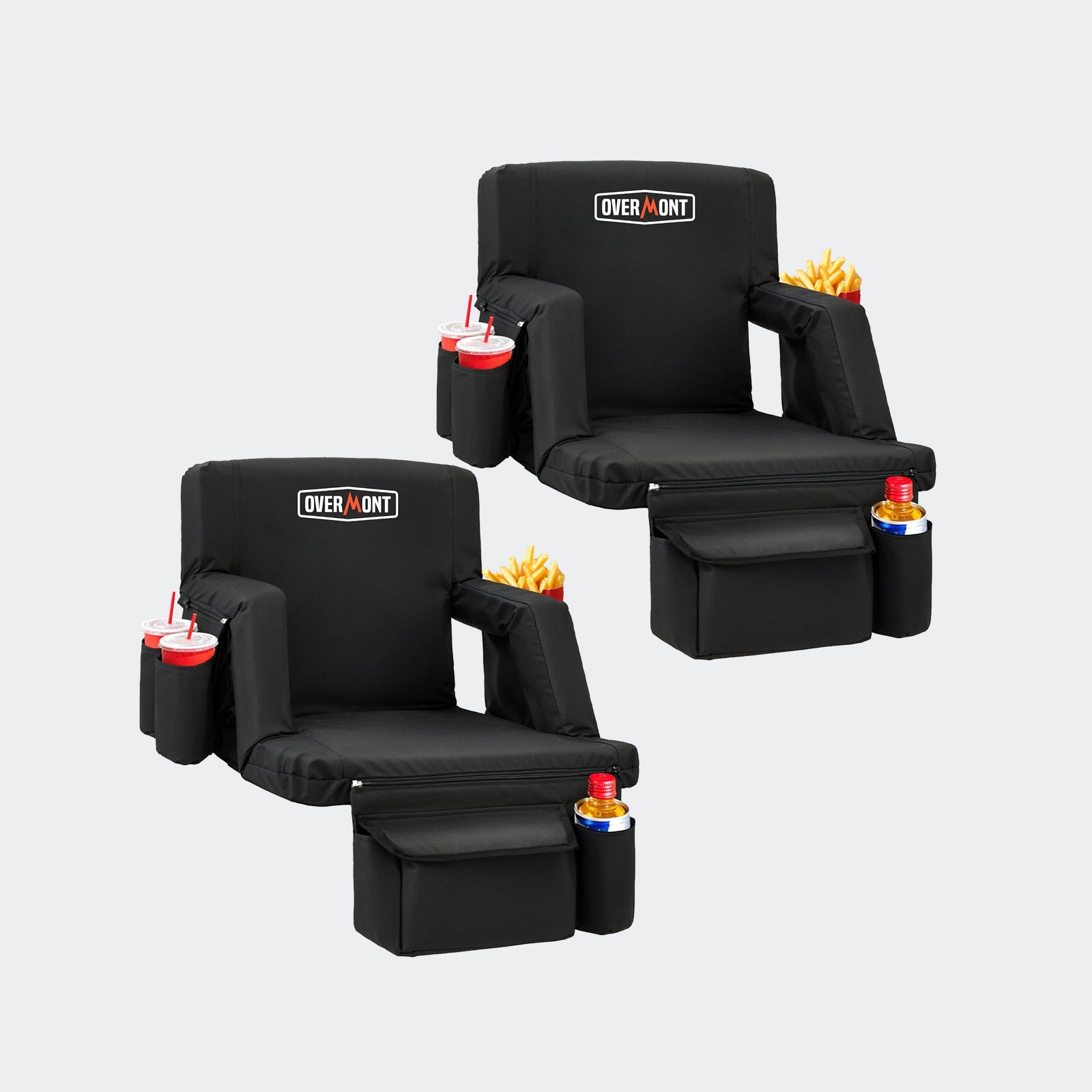 Overmont Stadium Seat with Back Support