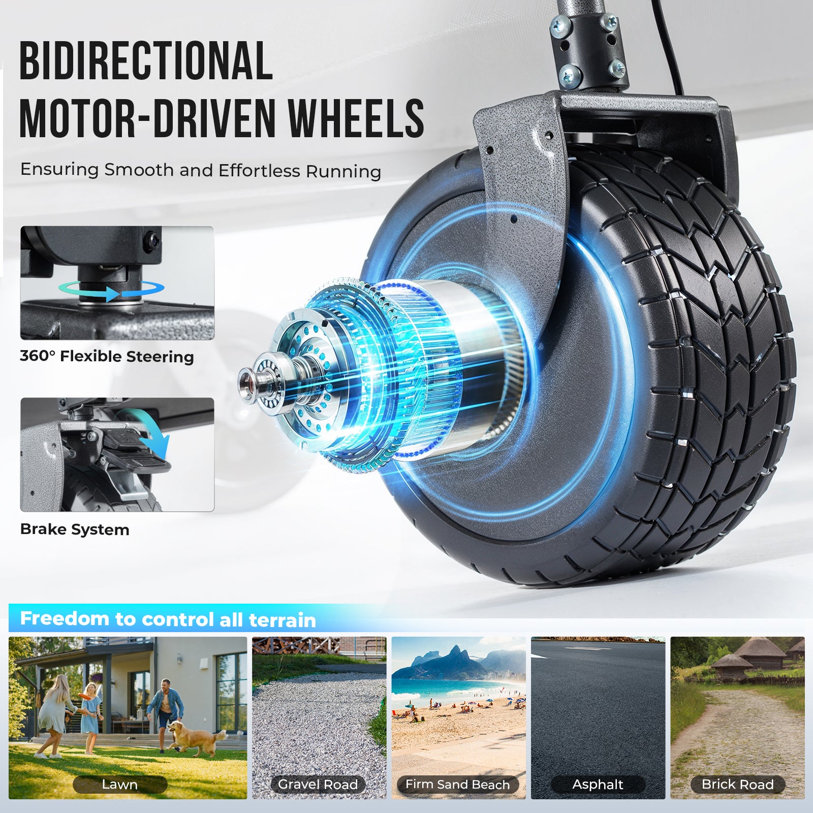 Overmont 200L Electric Collapsible Folding Wagon Cart