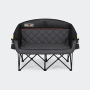 double camping chair black