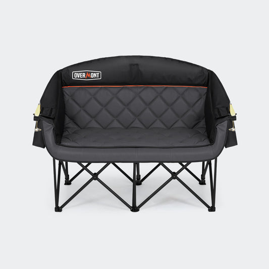 double camping chair black