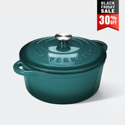 Overmont 5.5QT Enameled Cast Iron Dutch Oven